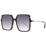 Ana Hickmann Quadrat Sonnenbrille HIC9026 58E01 in Braun – 45° Seitenansicht