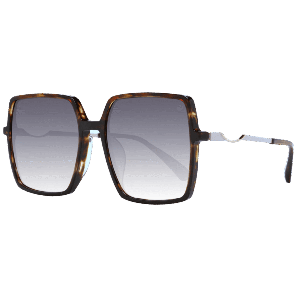 Ana Hickmann Quadrat Sonnenbrille HIC9026 58E01 in Braun – 45° Seitenansicht