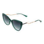 Bulget Schmetterling Sonnenbrille BG9221 56T01 in Grün – 45° Seitenansicht