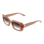 Bulget Rechteck Sonnenbrille BG9224 52H01 in Koralle – 45° Seitenansicht
