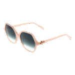 Bulget Geometric Sonnenbrille BG9234 55T01 in Rosa – 45° Seitenansicht