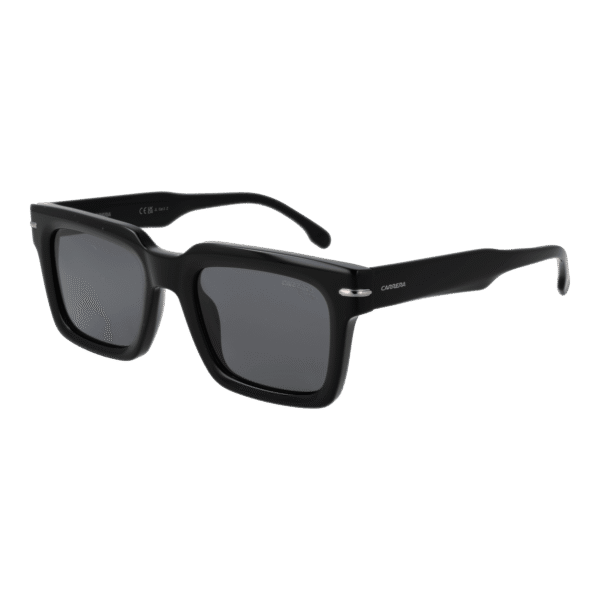 Carrera Rechteck Sonnenbrille CARRERA 316/S 52807M9 in Schwarz – 45° Seitenansicht