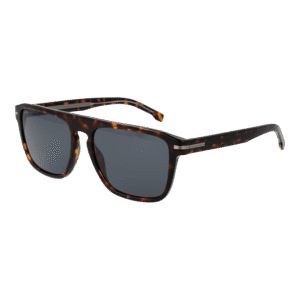 Boss Quadrat Sonnenbrille BOSS 1599/S 56086IR in Braun – 45° Seitenansicht