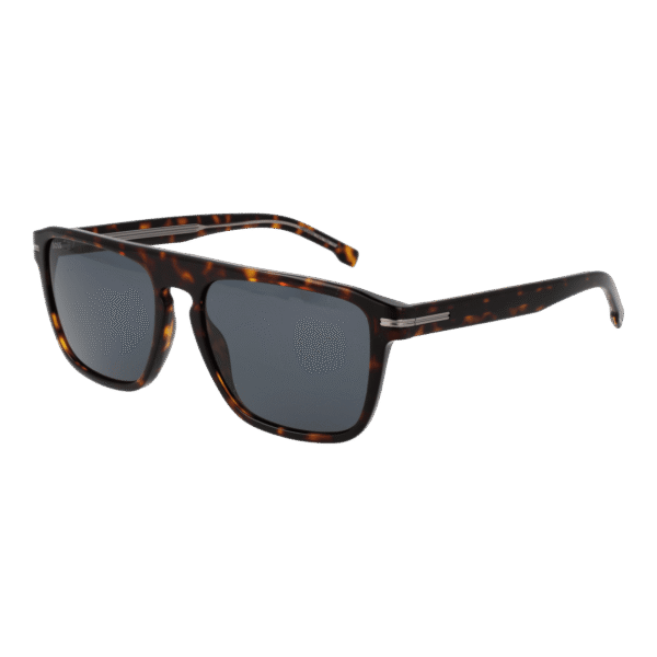 Boss Quadrat Sonnenbrille BOSS 1599/S 56086IR in Braun – 45° Seitenansicht