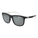 Armani Exchange Rechteck Sonnenbrille 0AX4093S 568078Z3 in Schwarz – 45° Seitenansicht