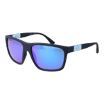 Armani Exchange Rechteck Sonnenbrille 0AX4121S 59818125 in Schwarz – 45° Seitenansicht