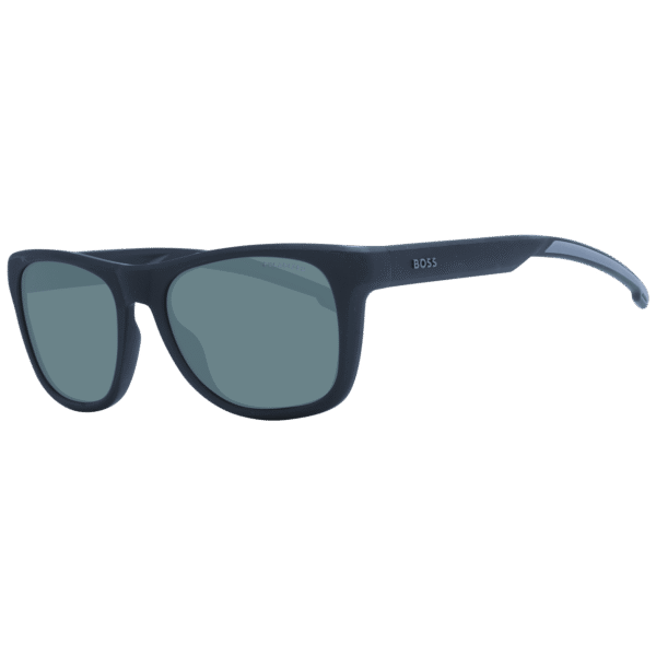 Boss Rechteck Sonnenbrille BOSS 1425/S 54807UC in Schwarz – 45° Seitenansicht