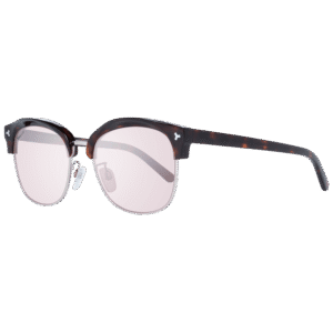 Bally Oval Sonnenbrille BY0012-H 5456U in Braun – 45° Seitenansicht