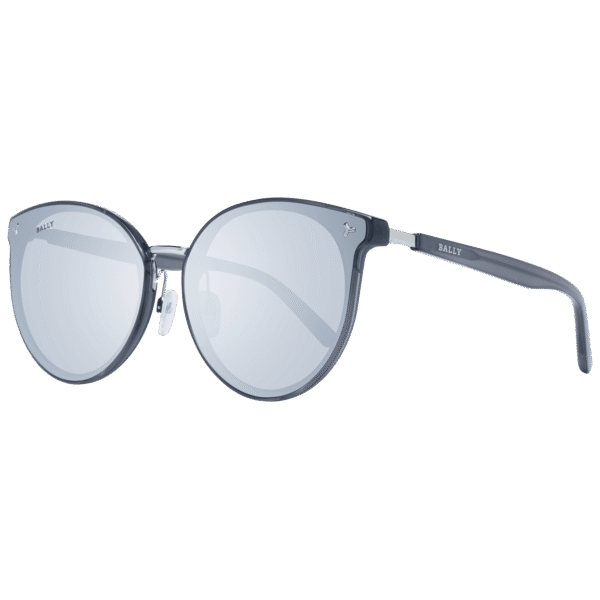 Bally Rund Sonnenbrille BY0043-K 6520C in Grau – 45° Seitenansicht