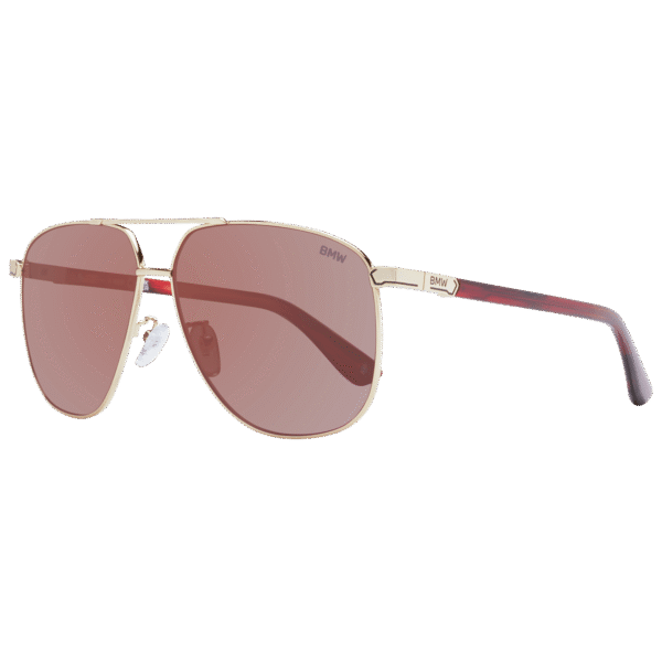 BMW Sonnenbrille BW0030 6133L – 45° Seitenansicht BMW Pilotenbrille Sonnenbrille BW0030 6133L in Gold – 45° Seitenansicht