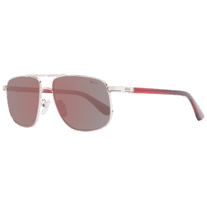 BMW Pilotenbrille Sonnenbrille BW0031 5733L in Rosé Gold – 45° Seitenansicht
