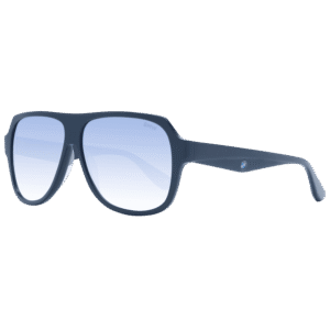 BMW Pilotenbrille Sonnenbrille BW0035 5992W in Blau – 45° Seitenansicht