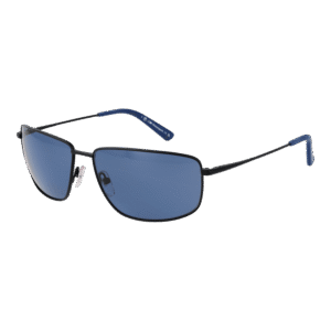 BMW Motorsport Rechteck Sonnenbrille BS0027 6202M in Schwarz – 45° Seitenansicht