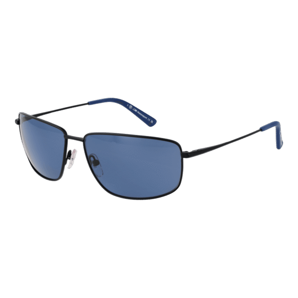 BMW Motorsport Rechteck Sonnenbrille BS0027 6202M in Schwarz – 45° Seitenansicht