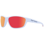 BMW Motorsport Sport Sonnenbrille BS0032 6421U in Weiß – 45° Seitenansicht