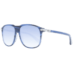 BMW Pilotenbrille Sonnenbrille BW0036 5892W in Blau – 45° Seitenansicht