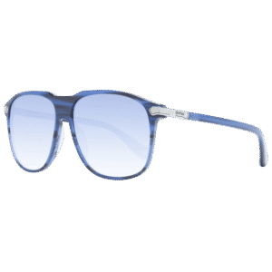 BMW Pilotenbrille Sonnenbrille BW0036 5892W in Blau – 45° Seitenansicht