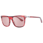 BMW Quadrat Sonnenbrille BW0037 5668L in Rot – 45° Seitenansicht