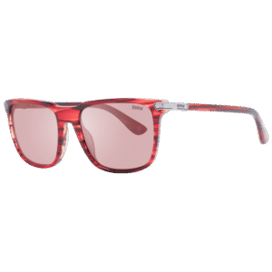 BMW Quadrat Sonnenbrille BW0037 5668L in Rot – 45° Seitenansicht