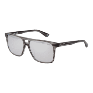 BMW Rechteck Sonnenbrille BW0038 5720C in Mehrfarbig – 45° Seitenansicht