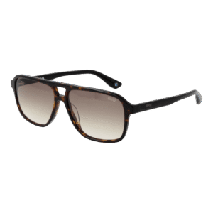 BMW Pilotenbrille Sonnenbrille BW0039 5852P in Braun – 45° Seitenansicht