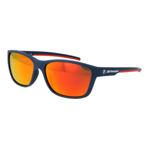 BMW Motorsport Sport Sonnenbrille BS0036 6091U in Blau – 45° Seitenansicht