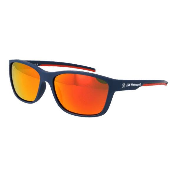 BMW Motorsport Sport Sonnenbrille BS0036 6091U in Blau – 45° Seitenansicht