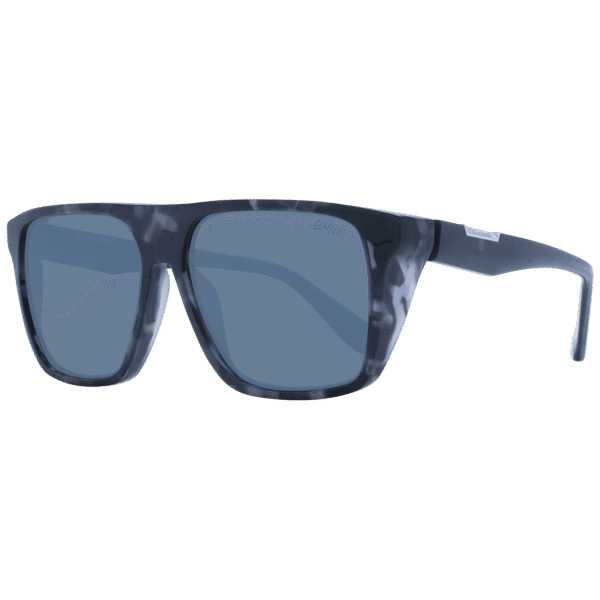 BMW Quadrat Sonnenbrille BW0040-H 5756C in Grau – 45° Seitenansicht
