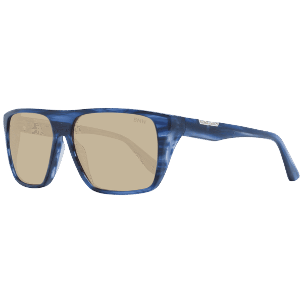 BMW Pilotenbrille Sonnenbrille BW0040-H 5792J in Blau – 45° Seitenansicht
