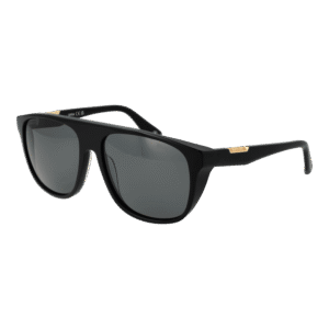 BMW Pilotenbrille Sonnenbrille BW0041-H 5801D in Schwarz – 45° Seitenansicht
