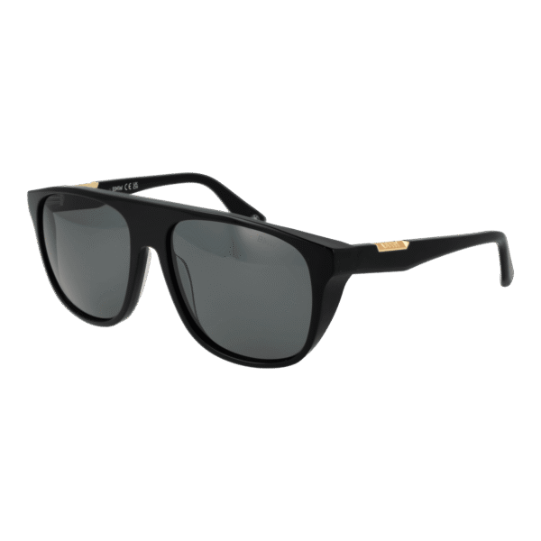 BMW Pilotenbrille Sonnenbrille BW0041-H 5801D in Schwarz – 45° Seitenansicht