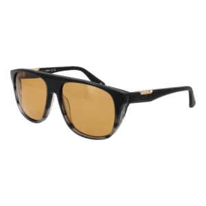 BMW Pilotenbrille Sonnenbrille BW0041-H 5802J in Schwarz – 45° Seitenansicht
