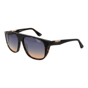 BMW Pilotenbrille Sonnenbrille BW0041-H 5852W in Braun – 45° Seitenansicht