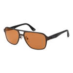 BMW Pilotenbrille Sonnenbrille BW0043-H 5709U in Gunmetal – 45° Seitenansicht