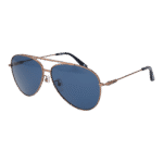 BMW Pilotenbrille Sonnenbrille BW0045-H 6235V in Bronze – 45° Seitenansicht