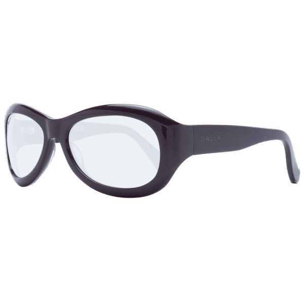 Bally Sonnenbrille BY0113 5881V – 45° Seitenansicht Bally Oval Sonnenbrille BY0113 5881V in Lila – 45° Seitenansicht