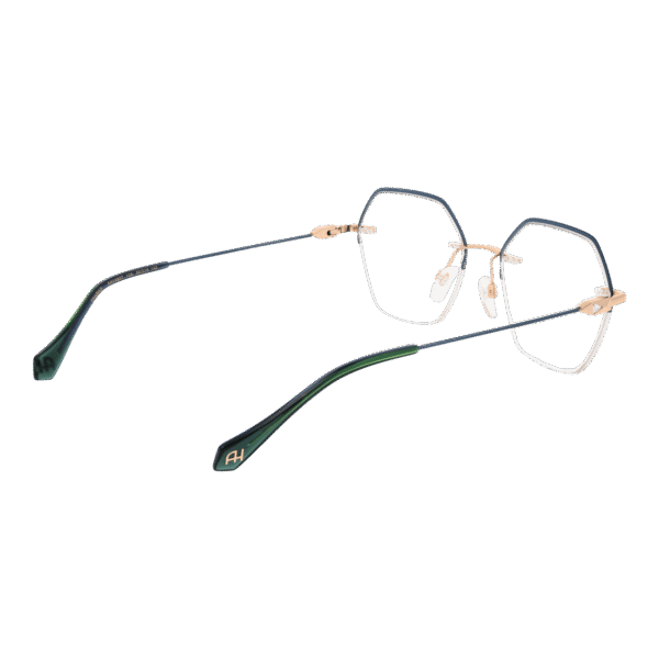 Frontansicht der Ana Hickmann Brille AH1492T 5512A – Rahmen Metall