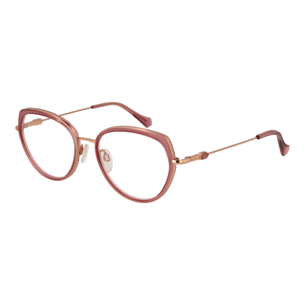 Ana Hickmann Brille AH1518T 54T01 – 45° Seitenansicht Ana Hickmann )} Brille AH1518T 54T01 in Rosa