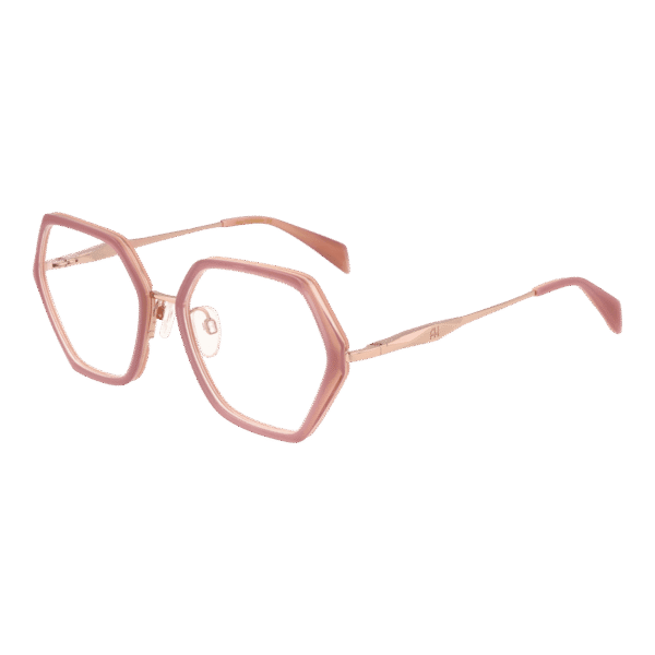 Ana Hickmann Brille AH1550 55H01 – 45° Seitenansicht Ana Hickmann )} Brille AH1550 55H01 in Rosa