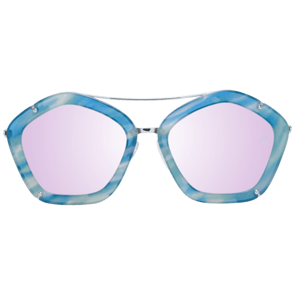 Ana Hickmann Sonnenbrille AH3165 56G23 – Frontansicht mit Metall & Kunststoff Rahmen und Lila Gläsern