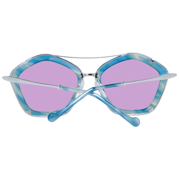 Rückansicht der Ana Hickmann Sonnenbrille AH3165 56G23 – Metall & Kunststoff Rahmen