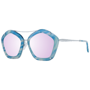 Ana Hickmann Quadrat Sonnenbrille AH3165 56G23 in Grün – 45° Seitenansicht