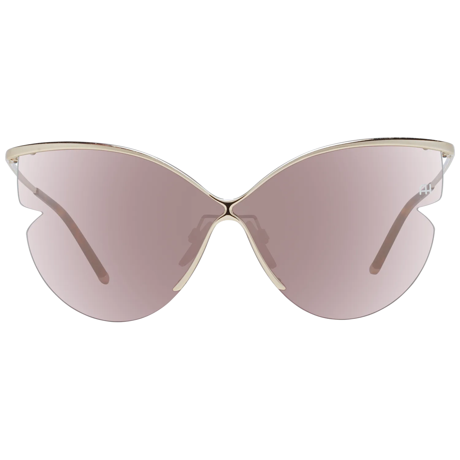 Ana Hickmann Sonnenbrille AH3173 14004B – Frontansicht mit Azetat Rahmen und Braun Gläsern