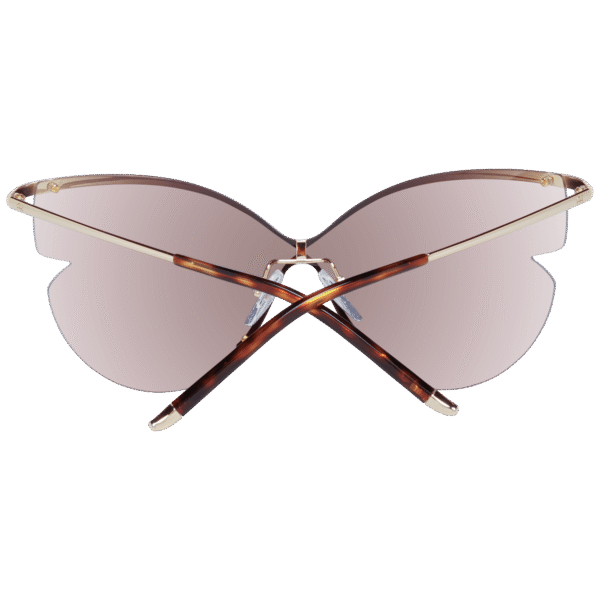 Rückansicht der Ana Hickmann Sonnenbrille AH3173 14004B – Azetat Rahmen