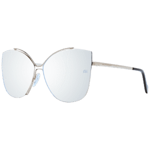 Ana Hickmann Schmetterling Sonnenbrille AH3175 6304B in Gold – 45° Seitenansicht