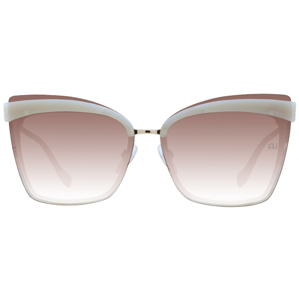 Ana Hickmann Sonnenbrille AH3177 6404C – Frontansicht mit Metall & Kunststoff Rahmen und Braun Gläsern