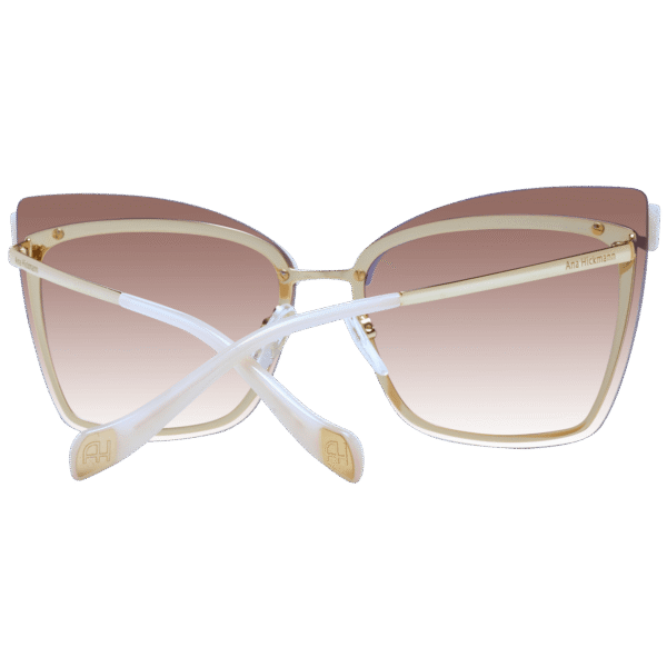 Rückansicht der Ana Hickmann Sonnenbrille AH3177 6404C – Metall & Kunststoff Rahmen