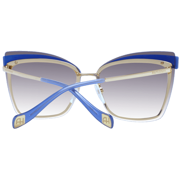 Rückansicht der Ana Hickmann Sonnenbrille AH3177 6404D – Metall & Kunststoff Rahmen