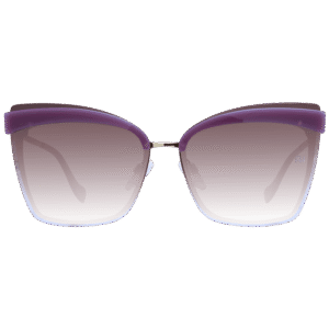 Ana Hickmann Sonnenbrille AH3177 6404E – Frontansicht mit Metall & Kunststoff Rahmen und Braun Gläsern