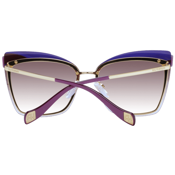 Rückansicht der Ana Hickmann Sonnenbrille AH3177 6404E – Metall & Kunststoff Rahmen